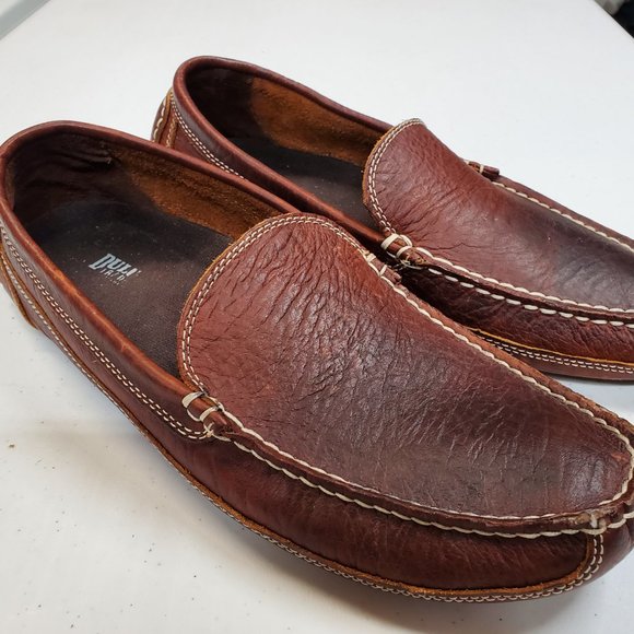 Duluth Trading Company Bison Leather Driving Moccasins Loafers Mens 9.5 Wide - Picture 6 of 6